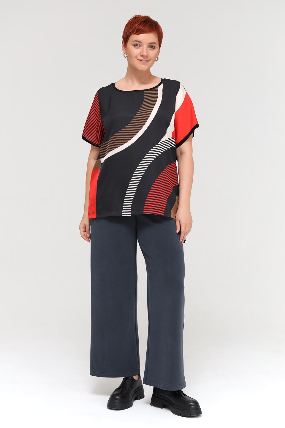 Брюки палаццо Beatris графит