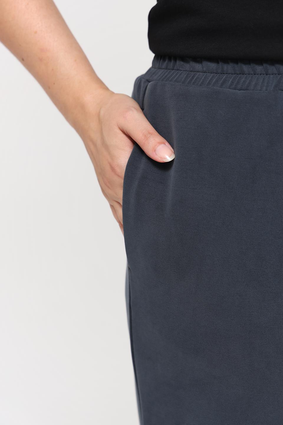 Брюки палаццо Beatris графит