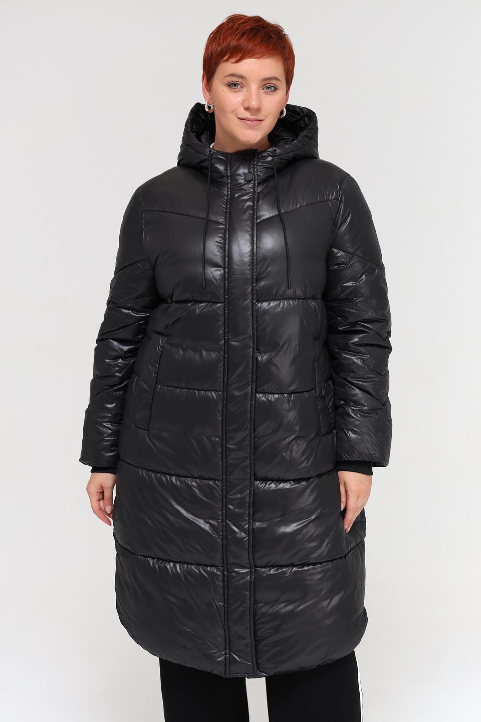 Пальто Samoon стеганое чёрное