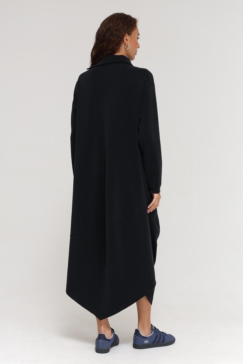 Платье Beatris чёрное с молнией