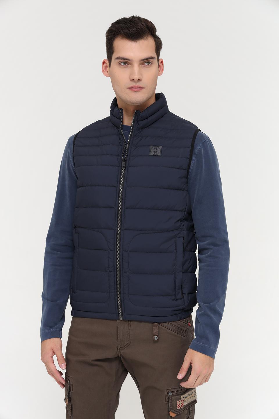 Жилет Bugatti стеганый синий