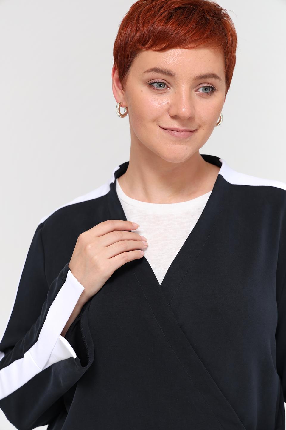 Жакет Beatris с полосками чёрный