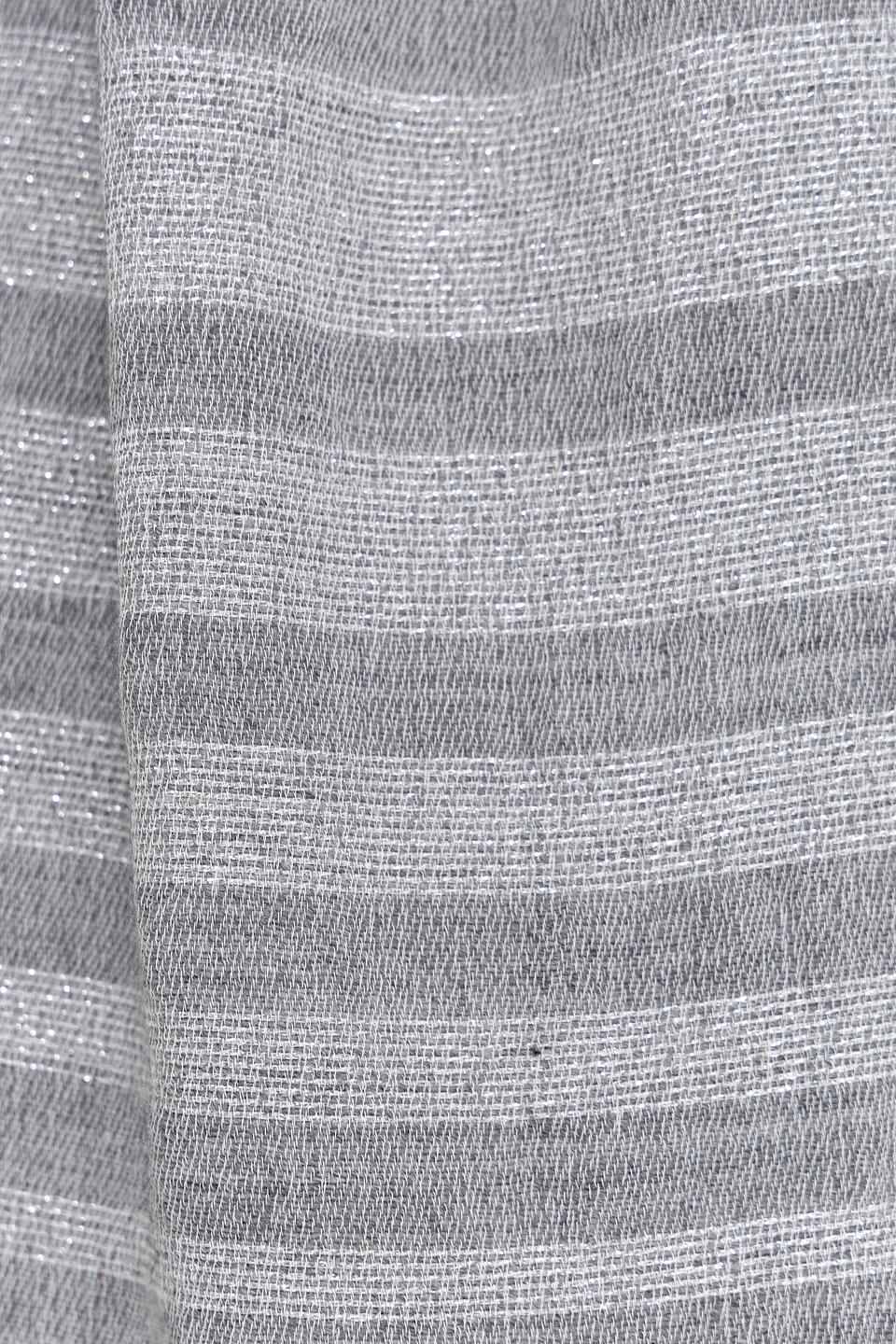 Шарф Marc Aurel в полоску серый