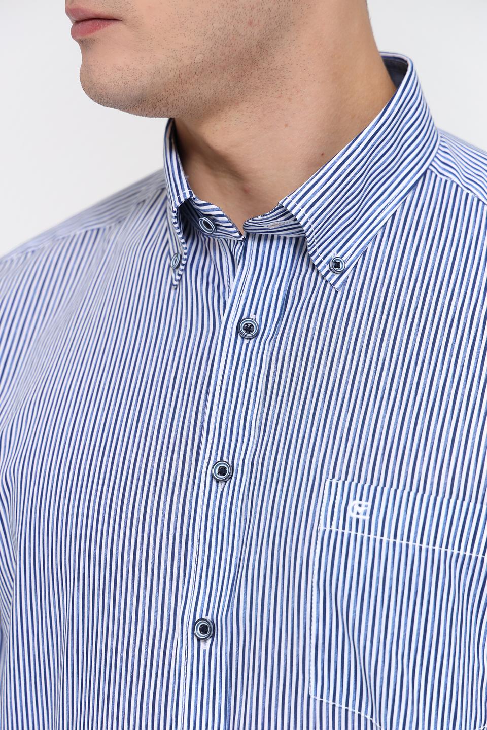 Рубашка Casa Moda в полоску голубую