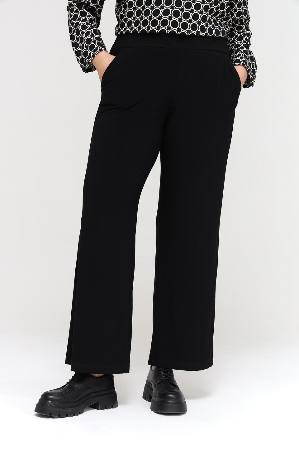 Брюки Bianca клёш чёрные