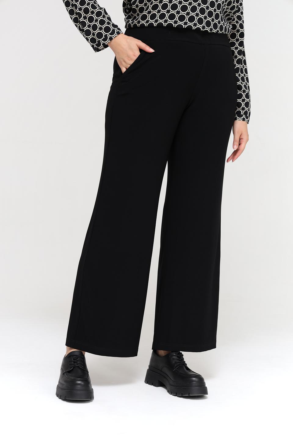 Брюки Bianca клёш чёрные