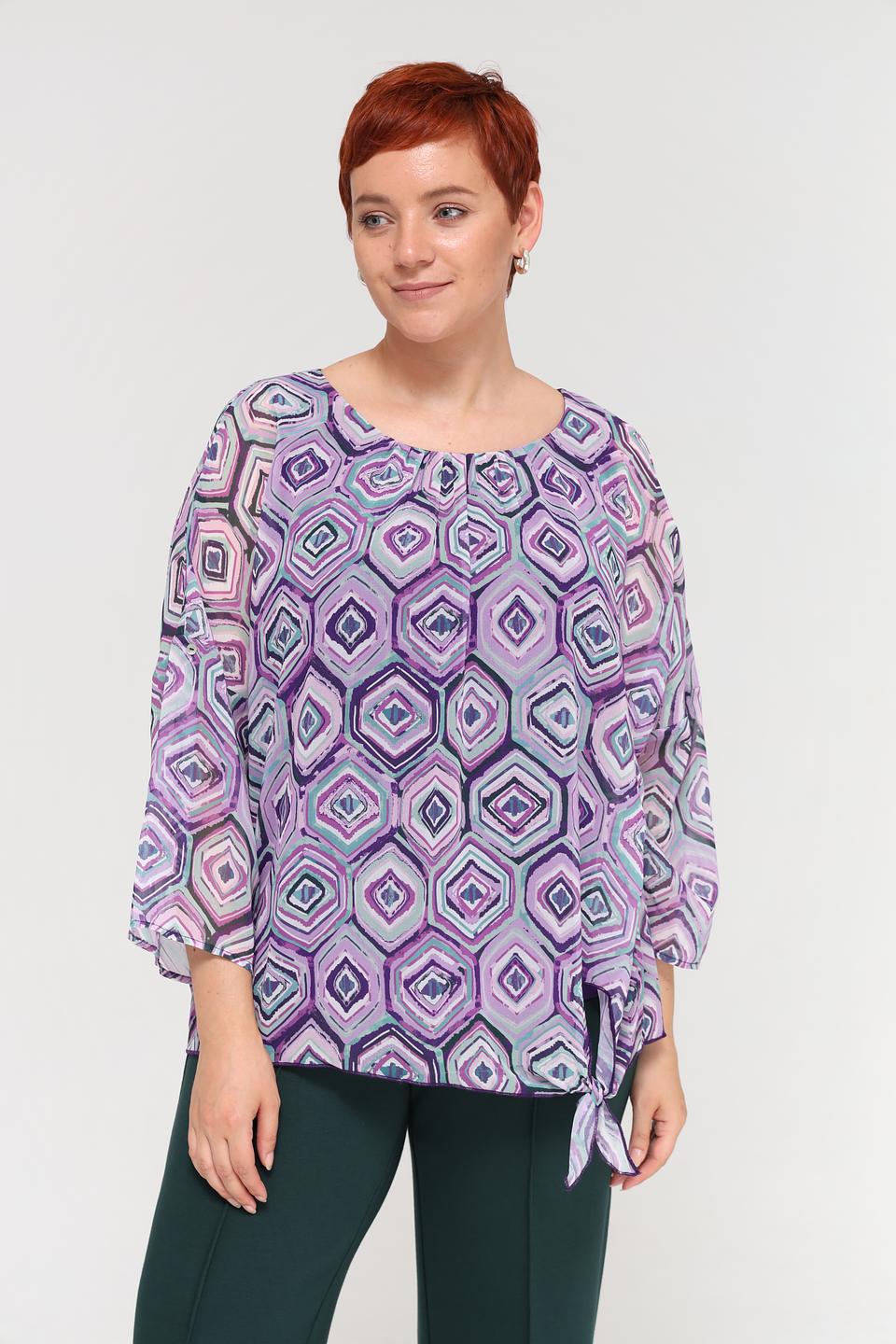 Блуза Via Appia DUE с принтом