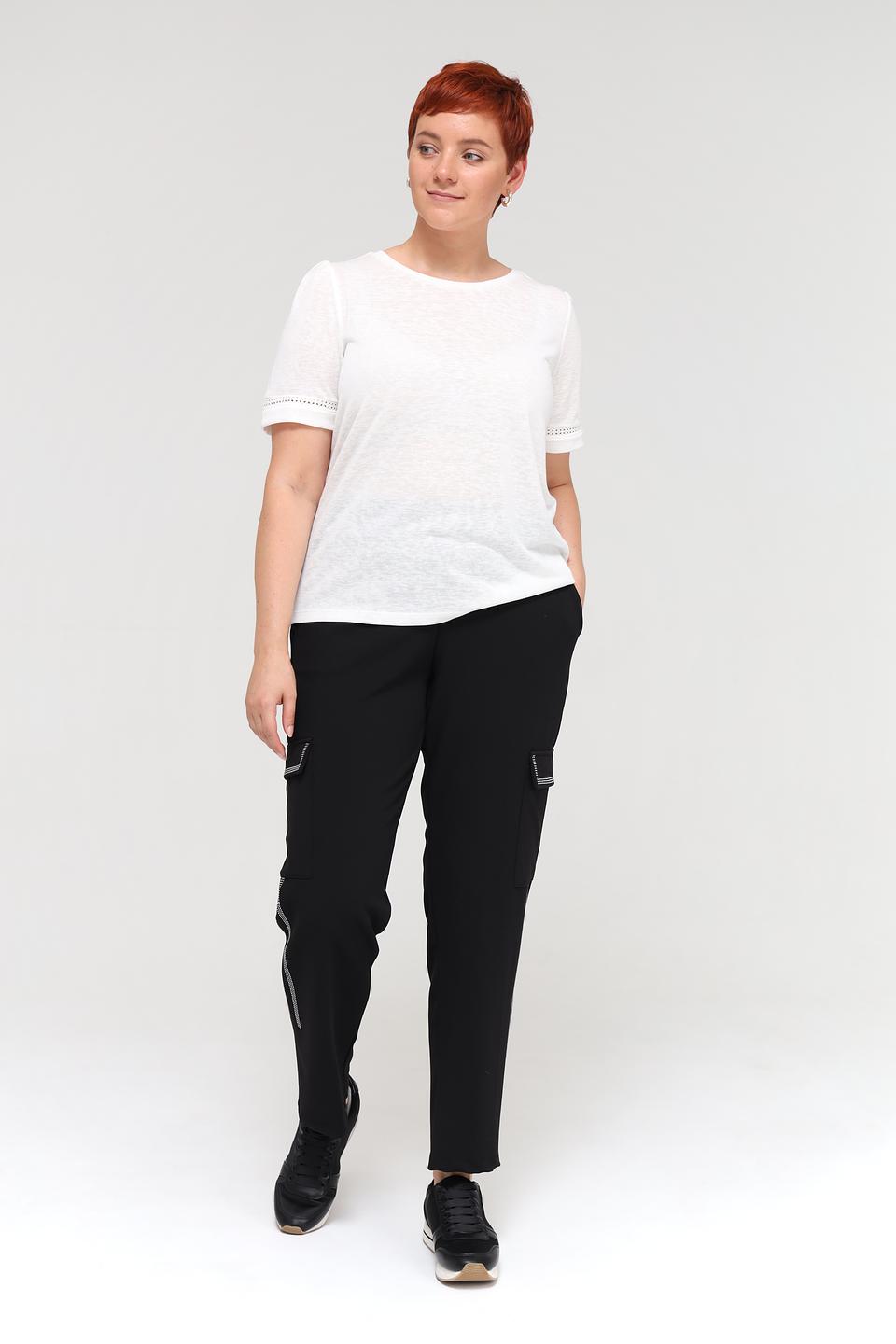 Брюки Doris Streich с карго чёрные