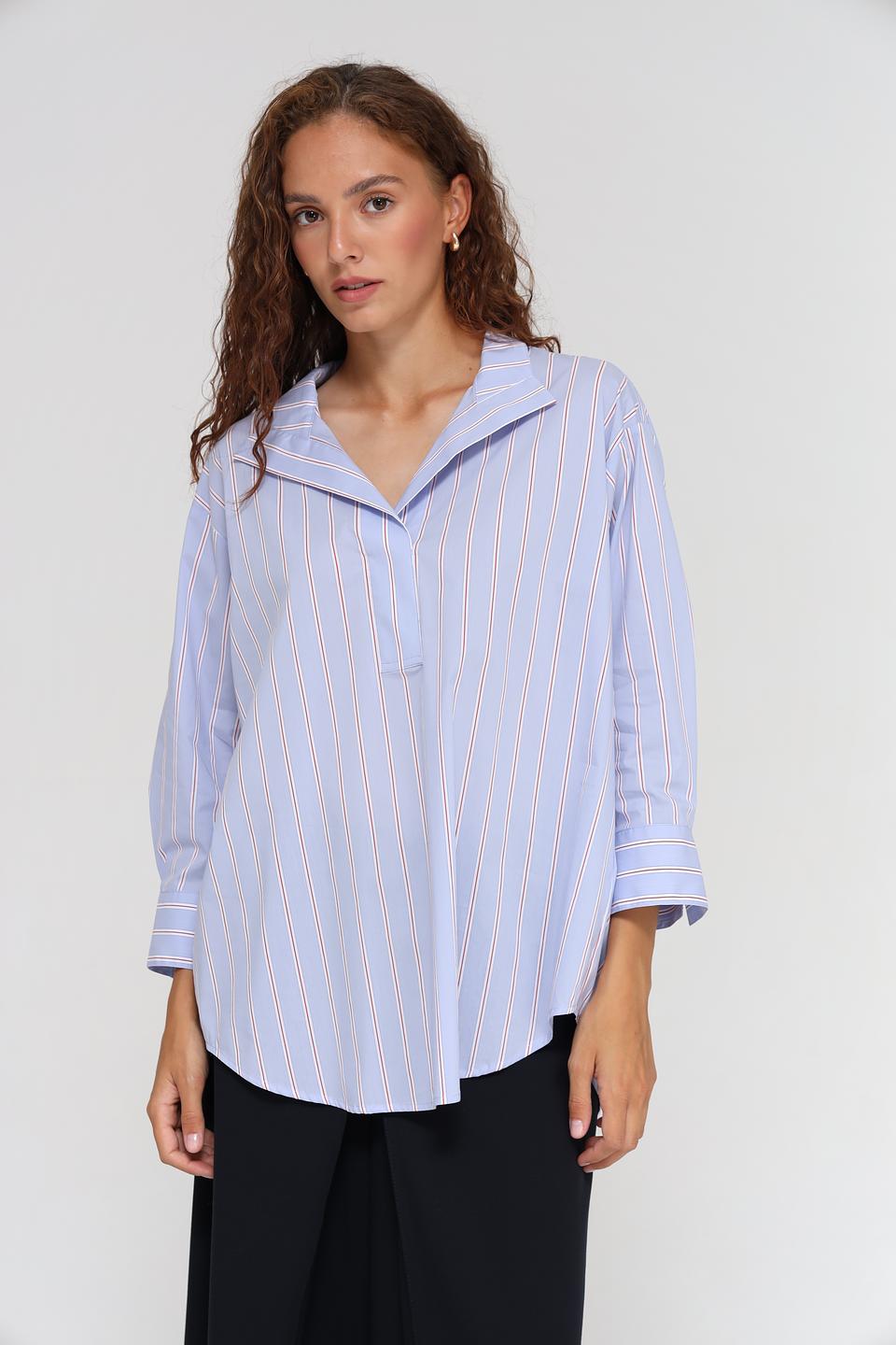 Блуза Gerry Weber в полоску голубую