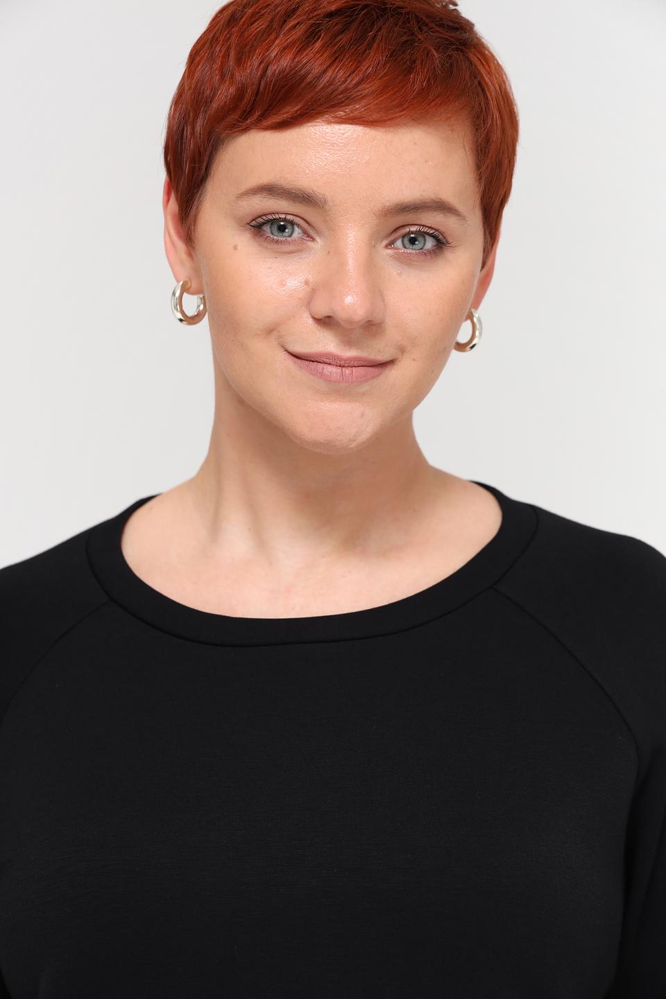 Пуловер Via Appia с молниями чёрный