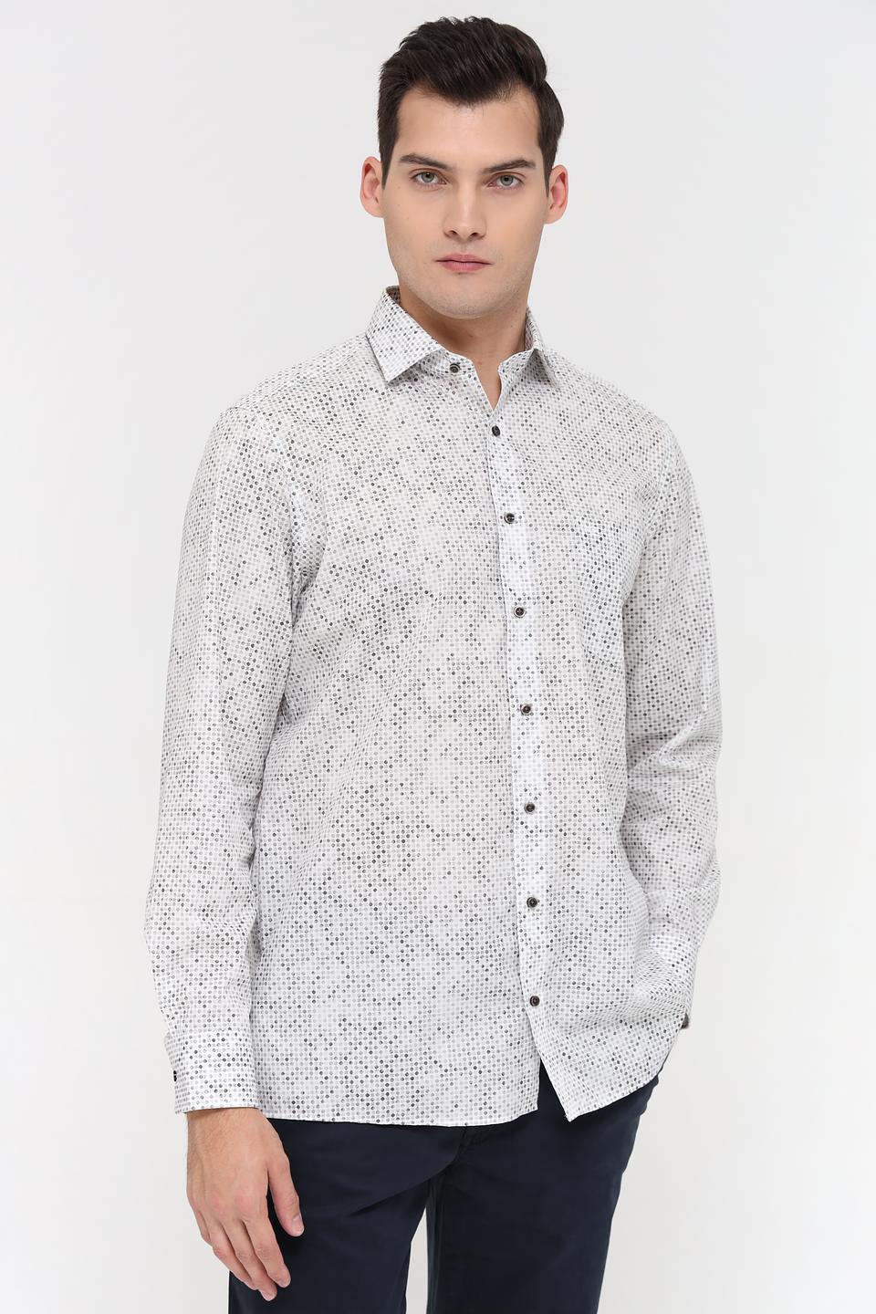 Рубашка Casa Moda с принтом