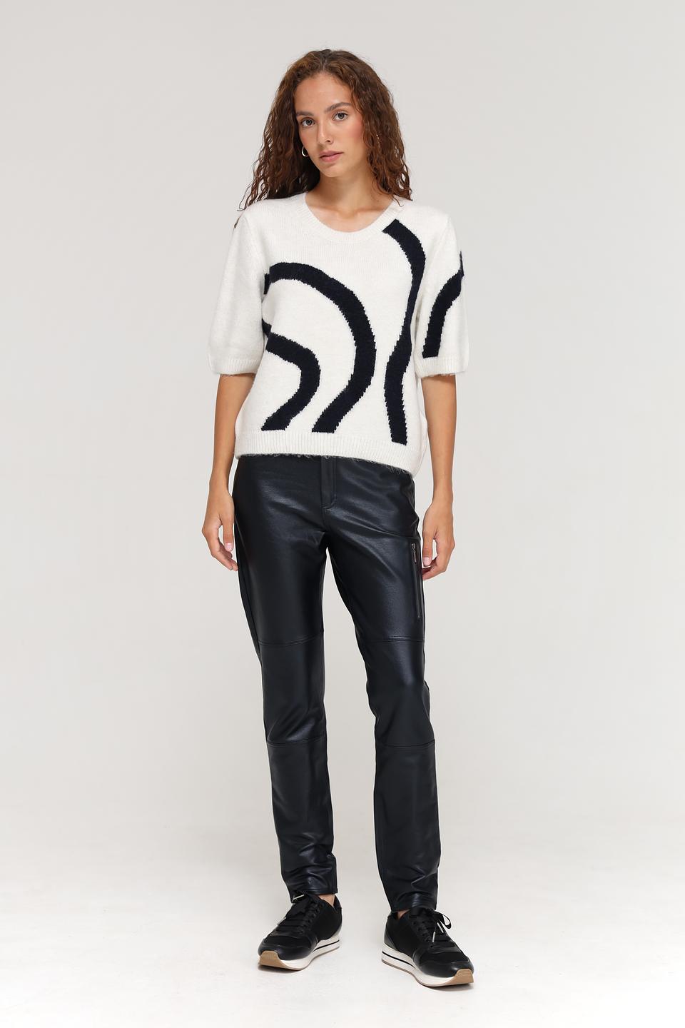 Пуловер Monari с принтом