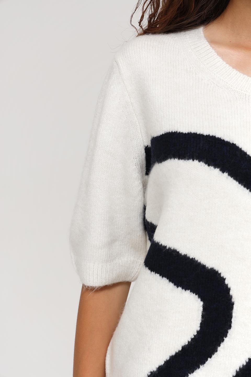 Пуловер Monari с принтом