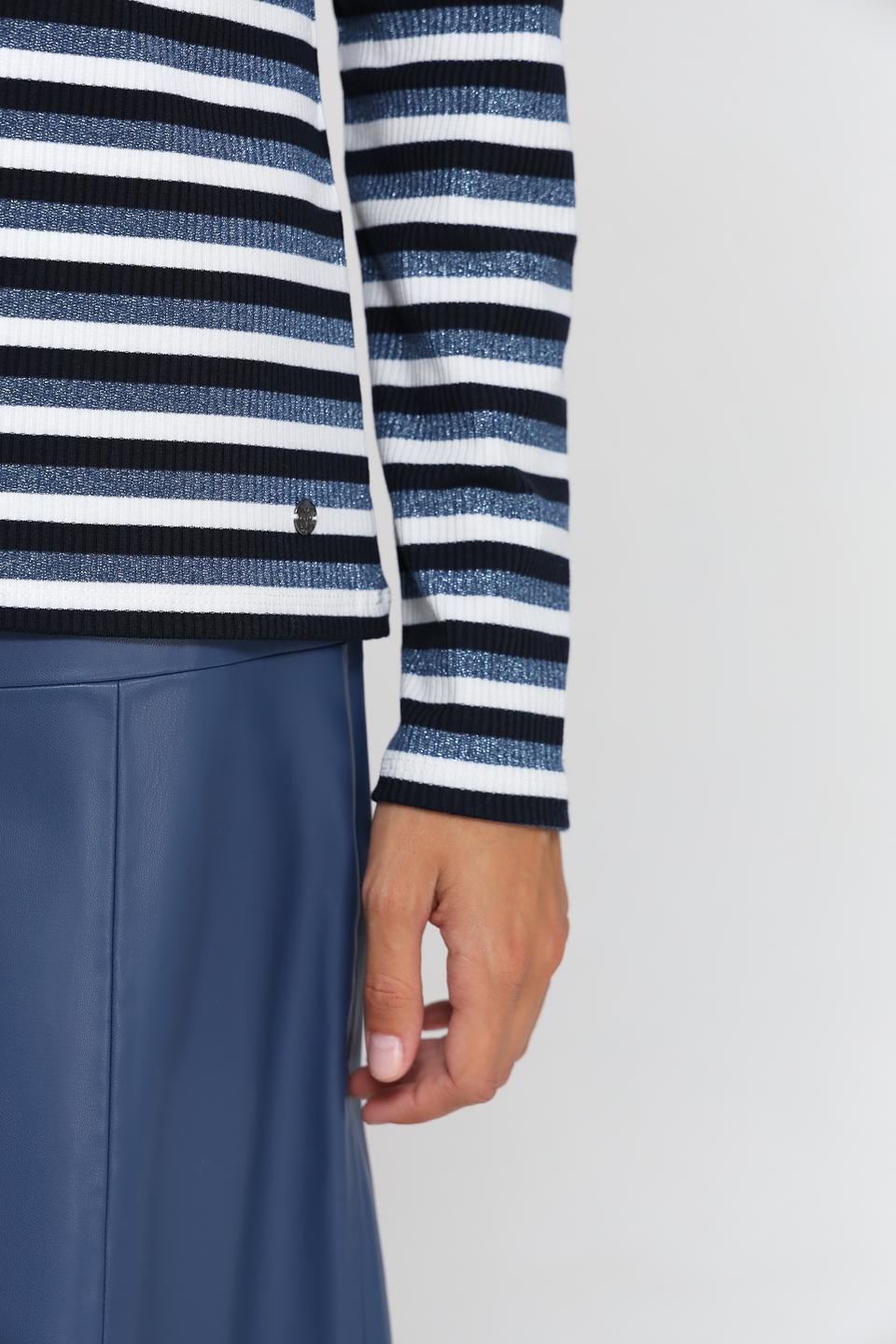 Лонгслив Monari в полоску