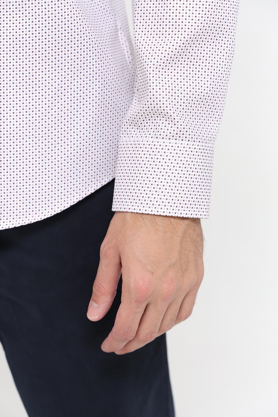 Рубашка Seidensticker Shaped светло-серая