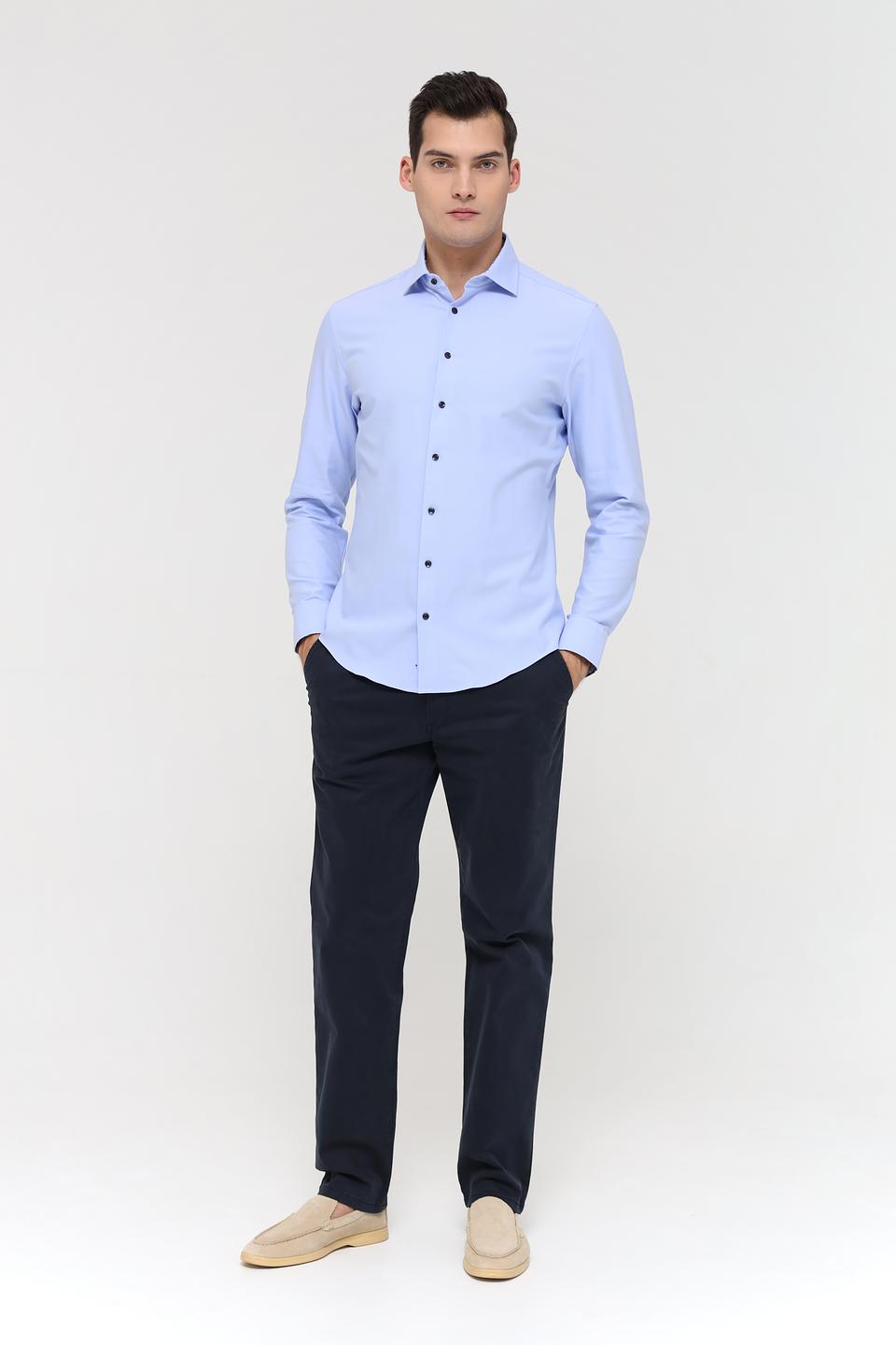 Рубашка дл Seidensticker голубая