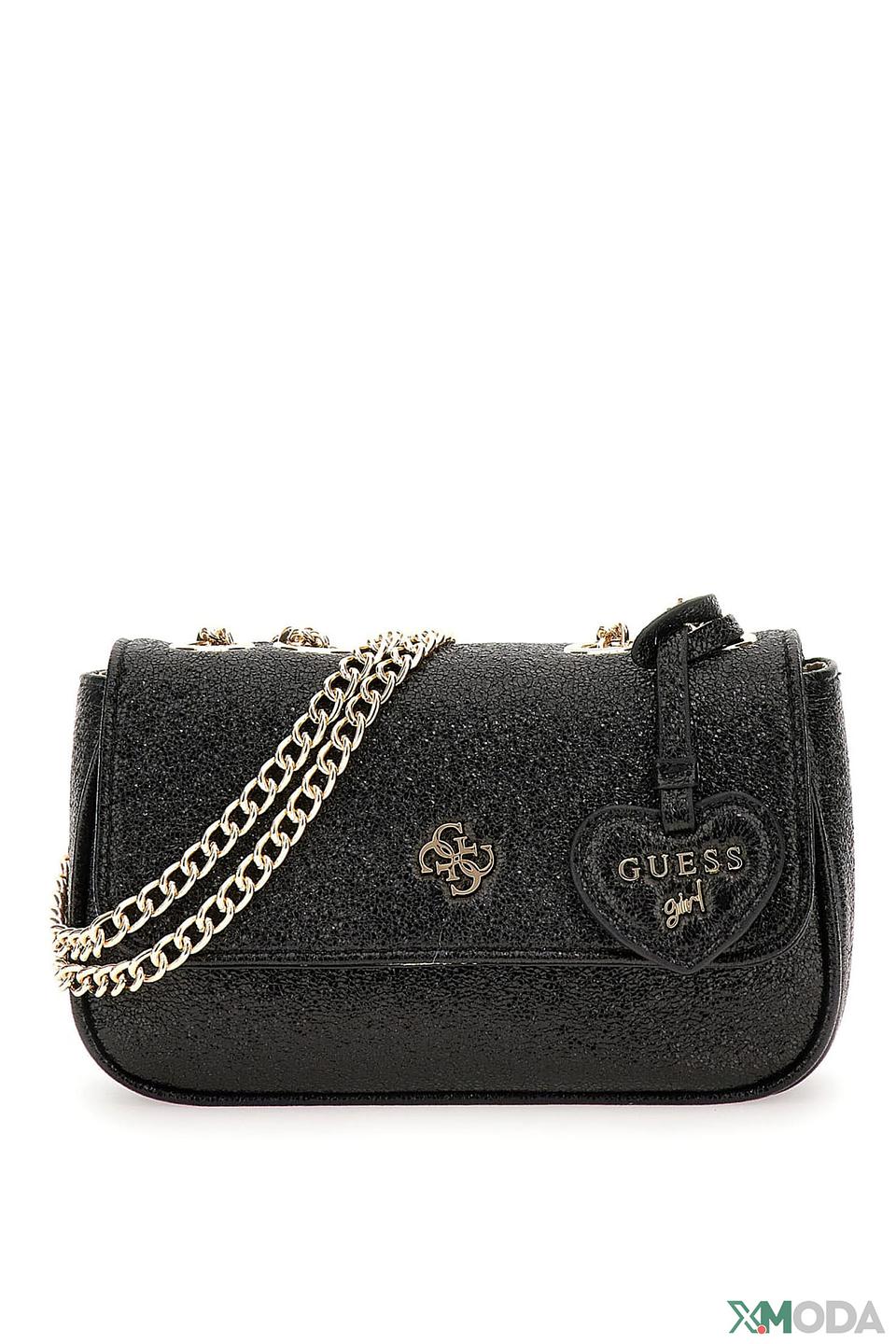 Сумка Guess дев. с цепочкой чёрная