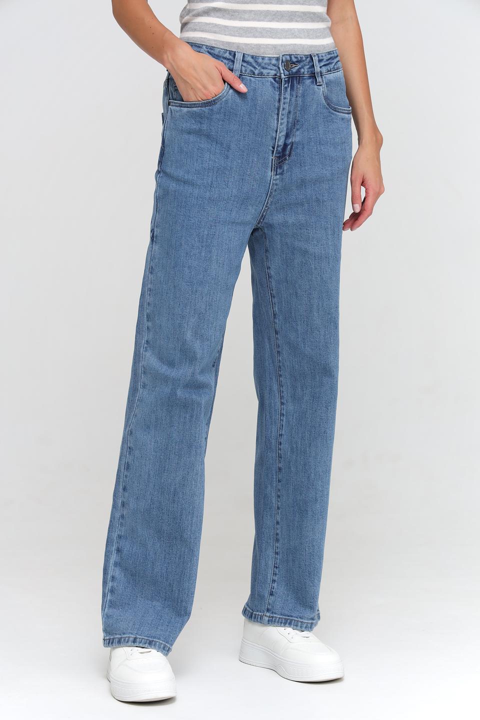 Джинсы UNQ широкие голубые
