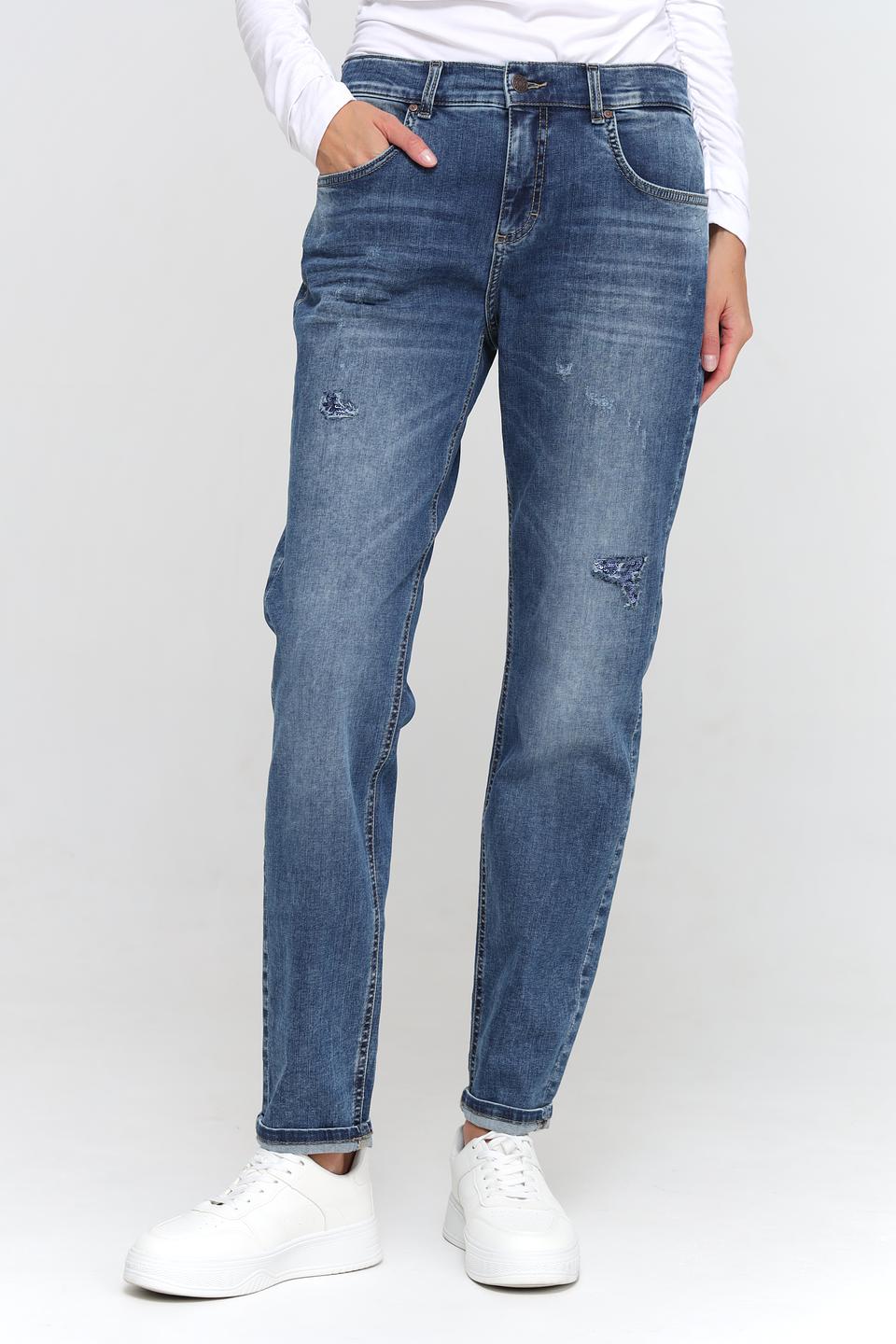 Джинсы Angels Boyfriend синие
