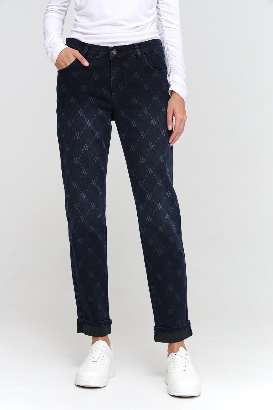 Джинсы Angels с логотипом, синие