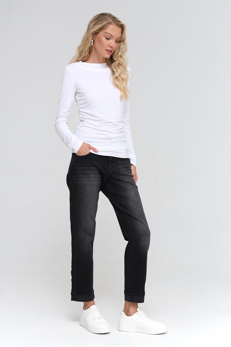 Джинсы Angels серый укороченные