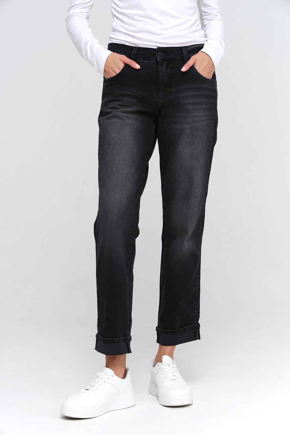 Джинсы Angels серый укороченные