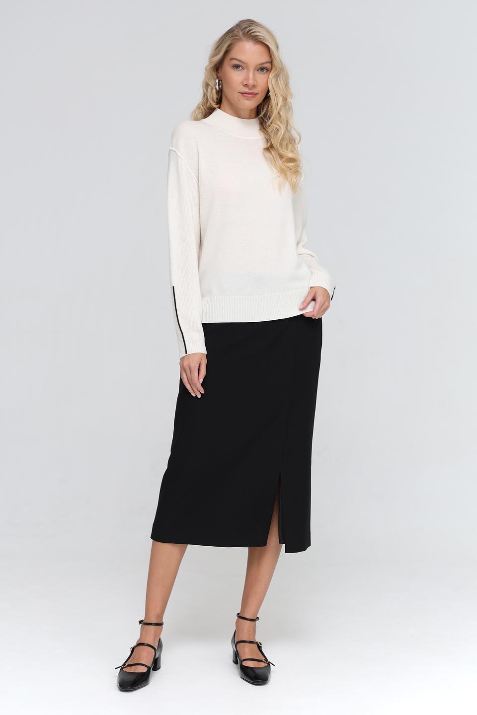 Юбка Gardeur чёрная с разрезом