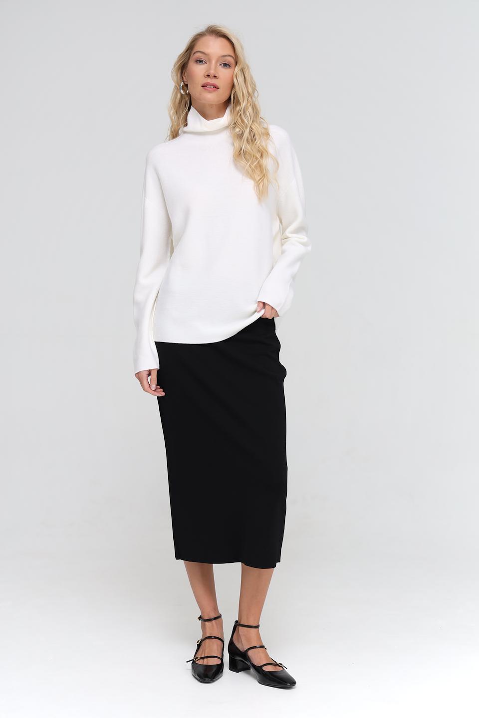 Юбка UNQ женская черная миди