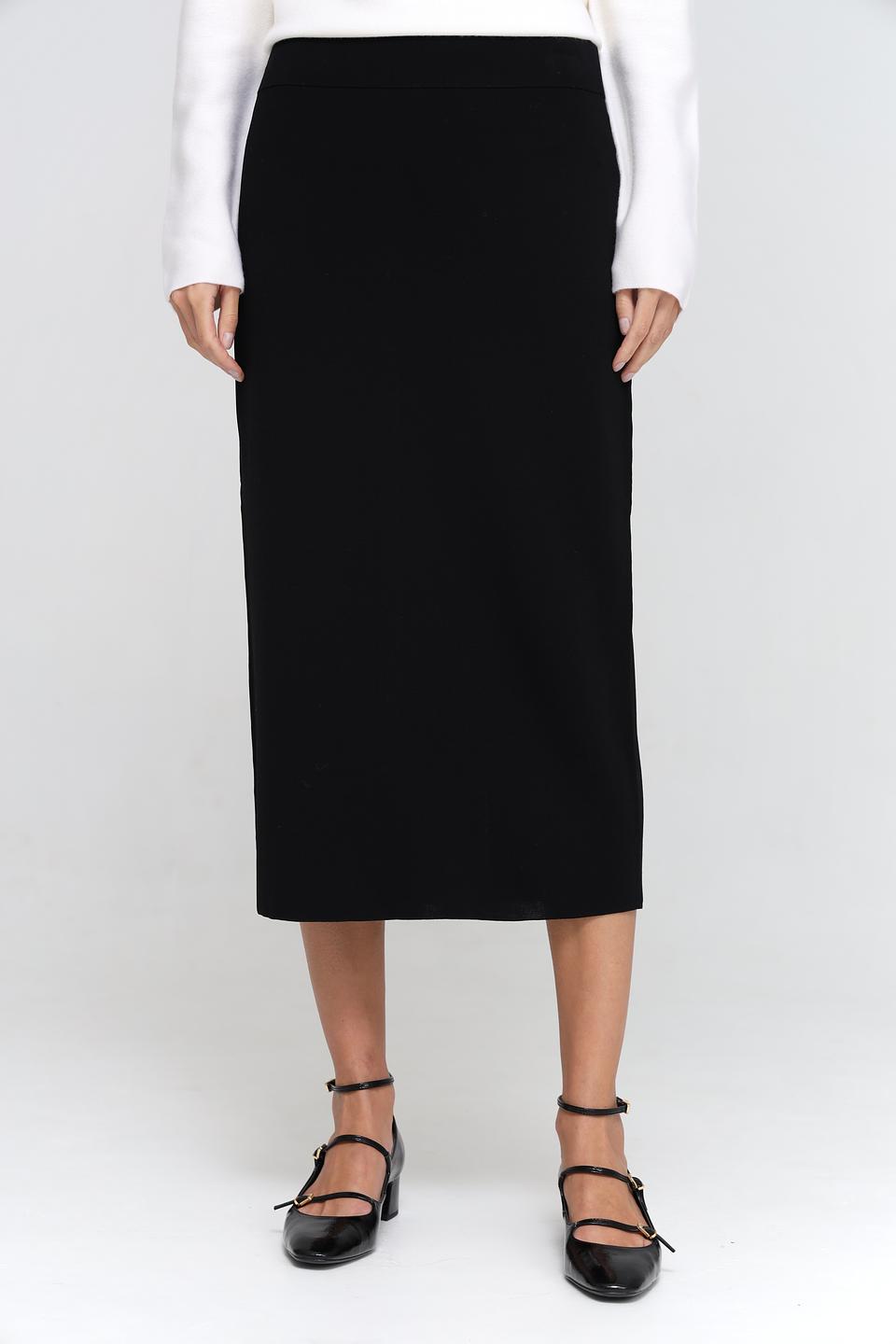 Юбка UNQ женская черная миди