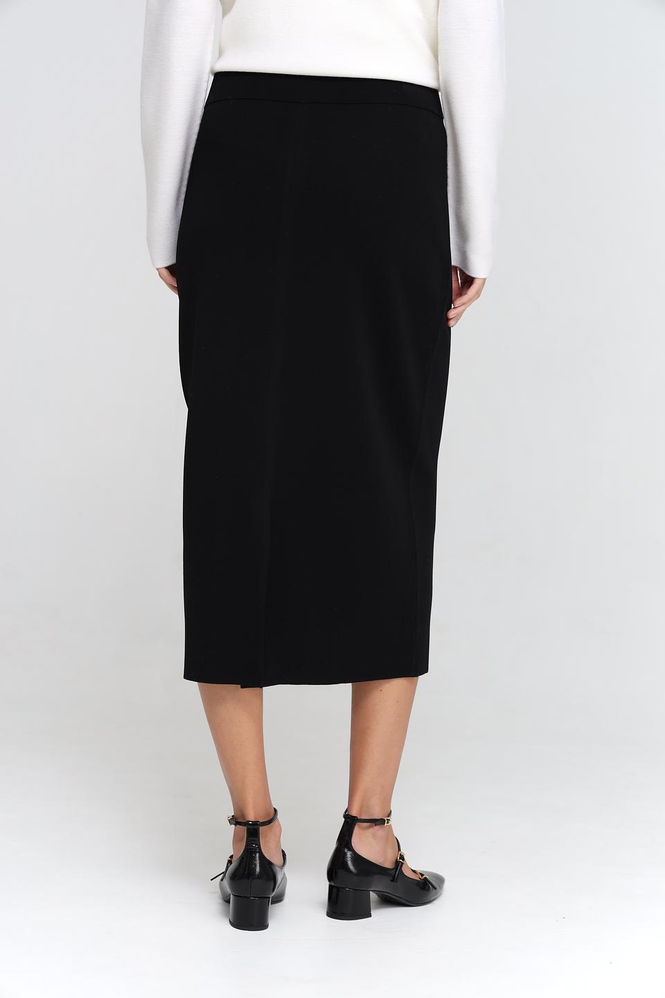 Юбка UNQ женская черная миди