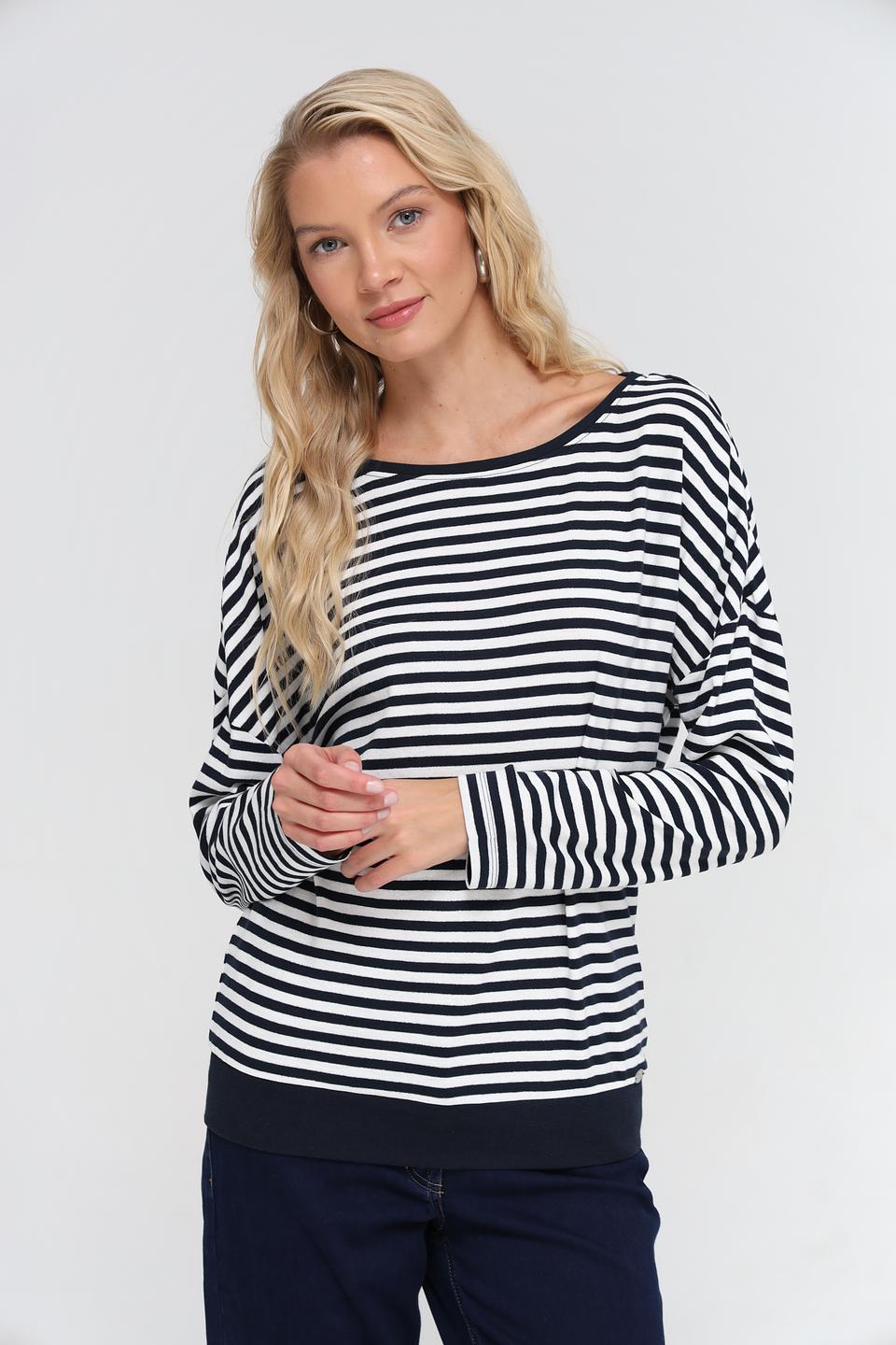 Пуловер Time Zone в полоску