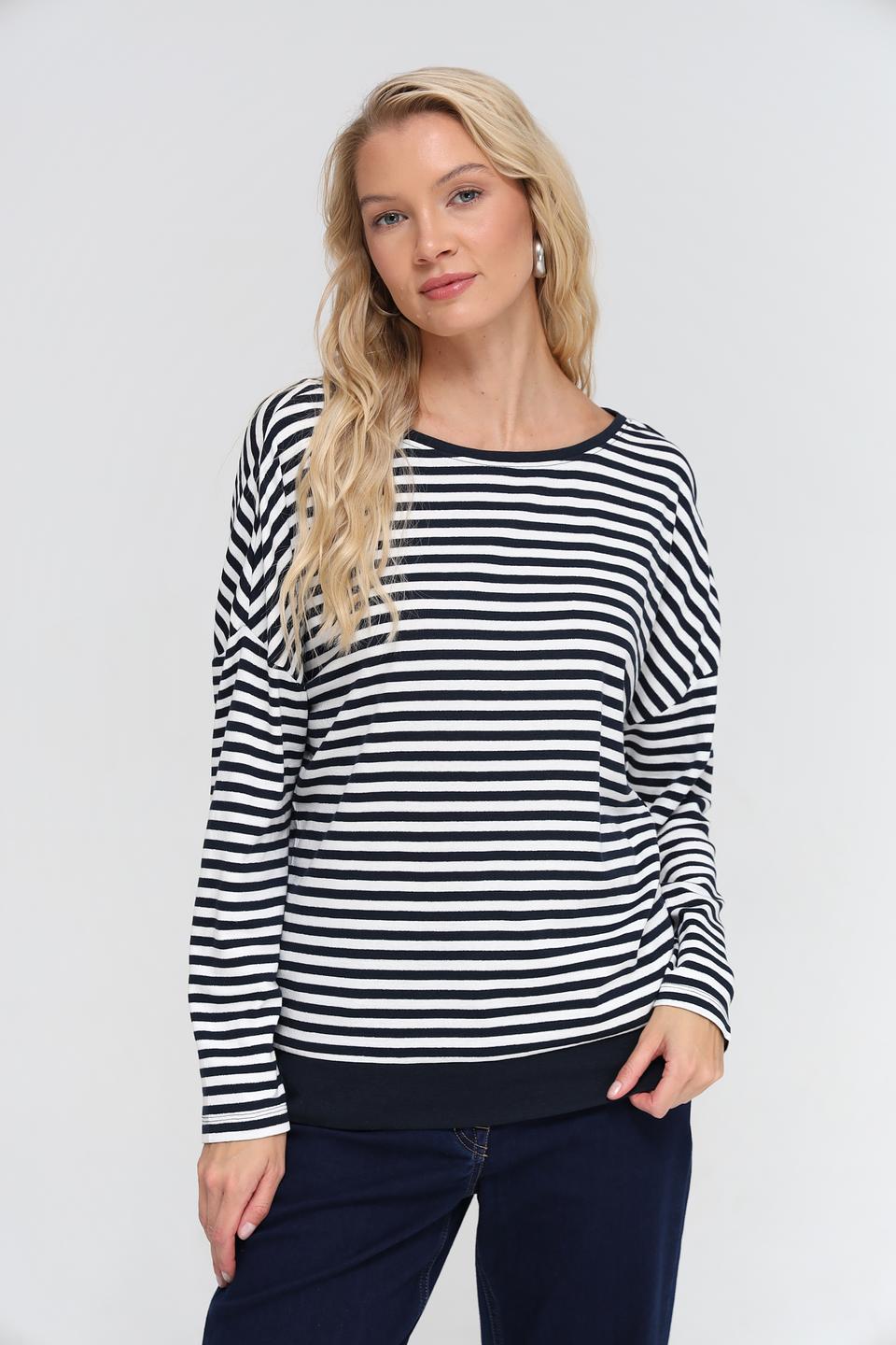 Пуловер Time Zone в полоску