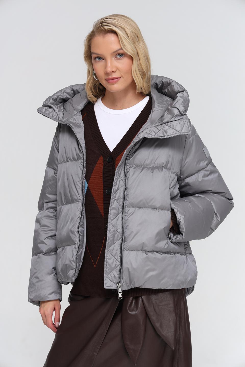Куртка Luisa Cerano серая стеганая