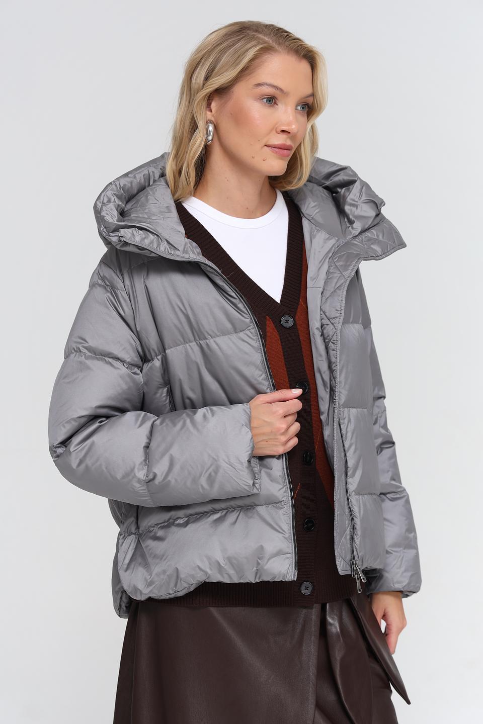 Куртка Luisa Cerano серая стеганая