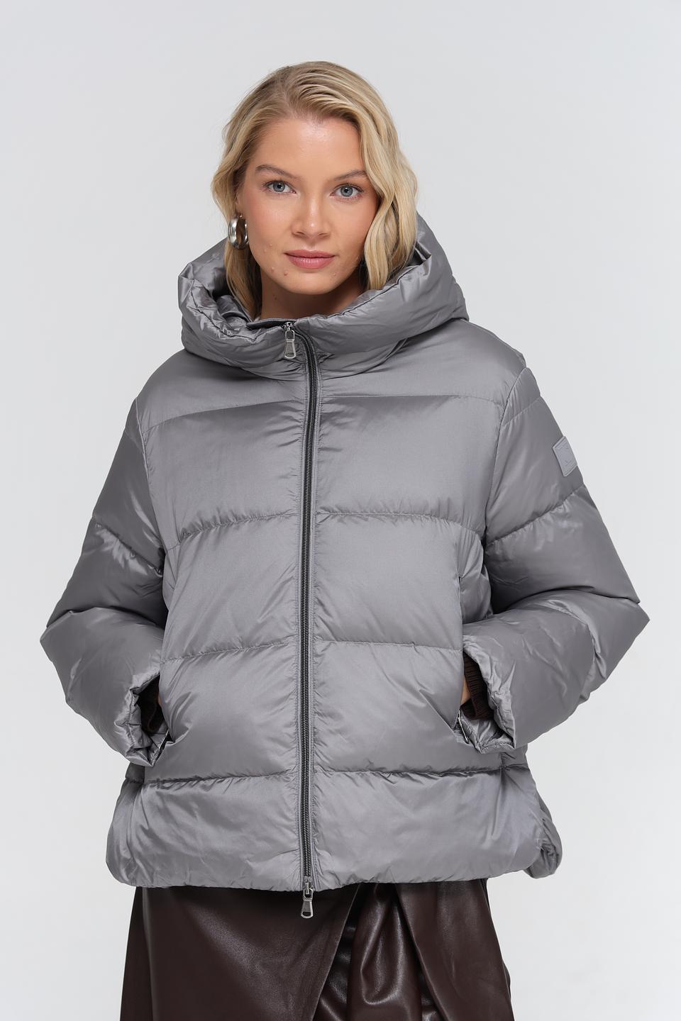 Куртка Luisa Cerano серая стеганая