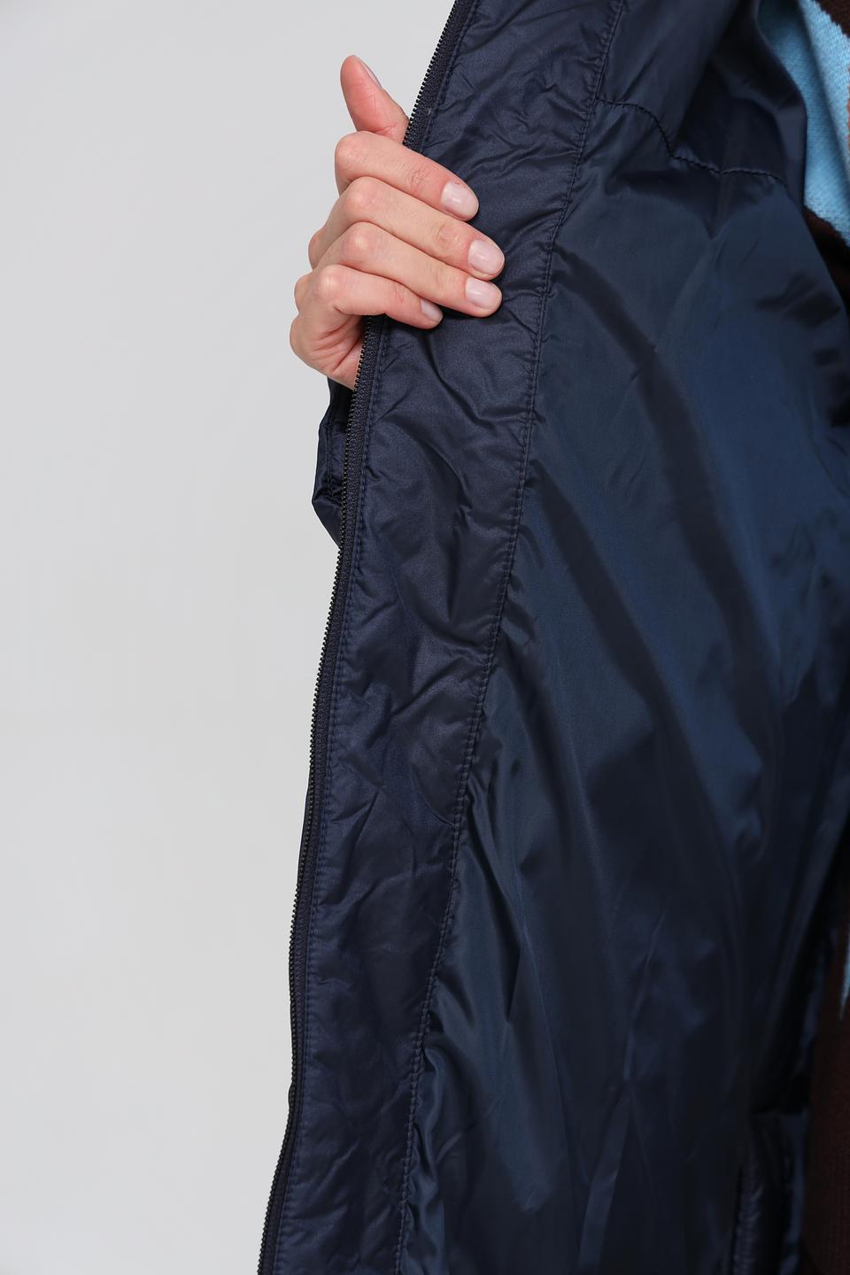 Пальто стеганое Luisa Cerano синее