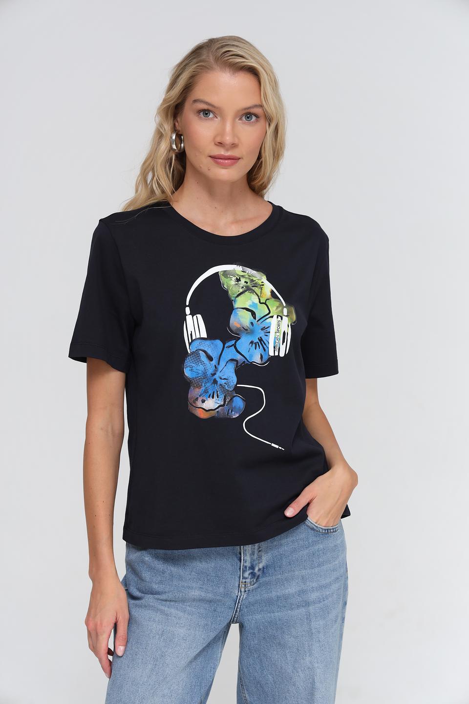 Футболка Marc Cain с принтом