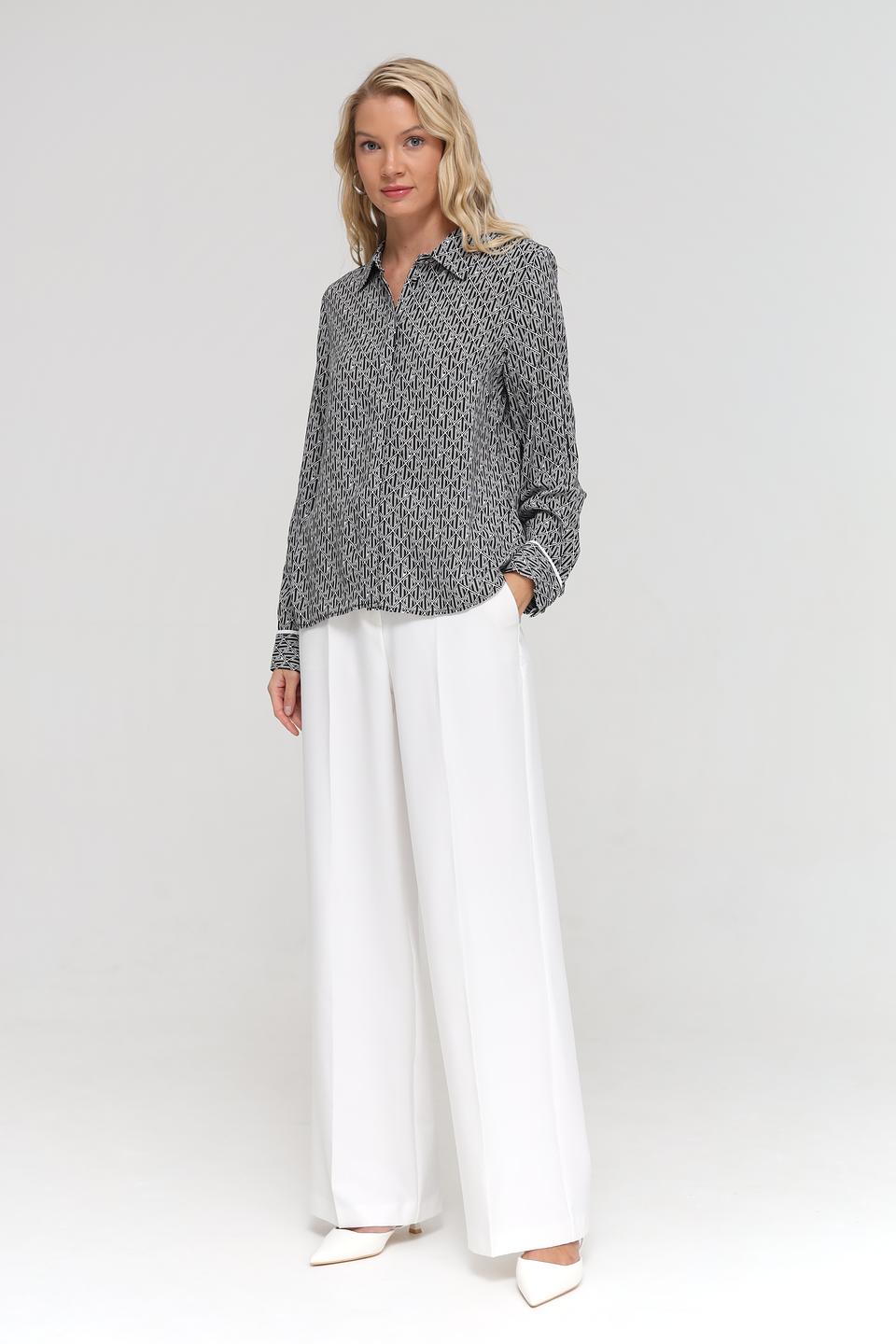 Блуза UNQ с геометрическим принтом