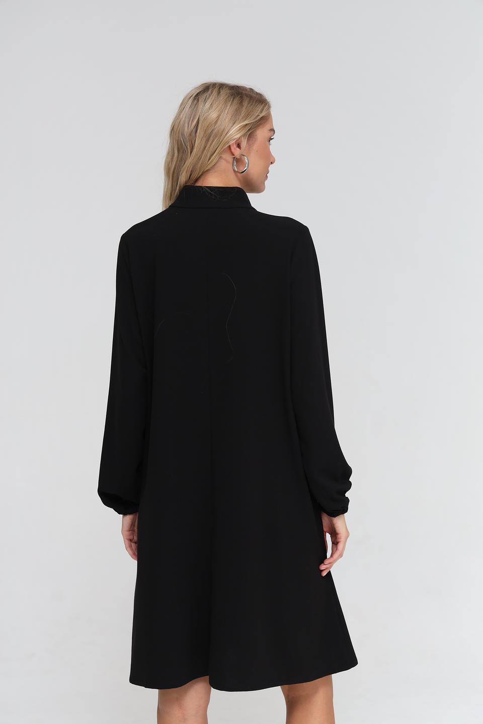 Платье UNQ чёрное с молнией