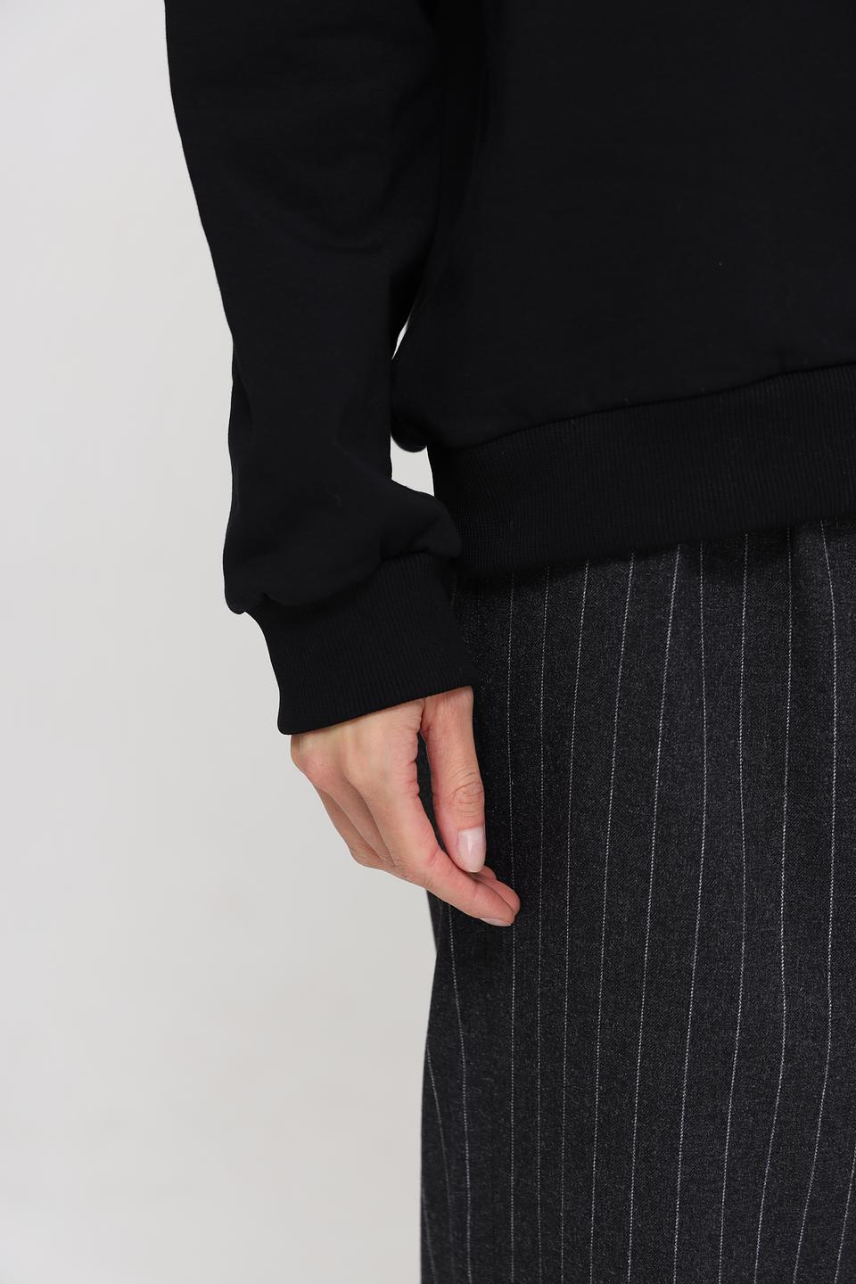 Пуловер UNQ с принтом Coco чёрный