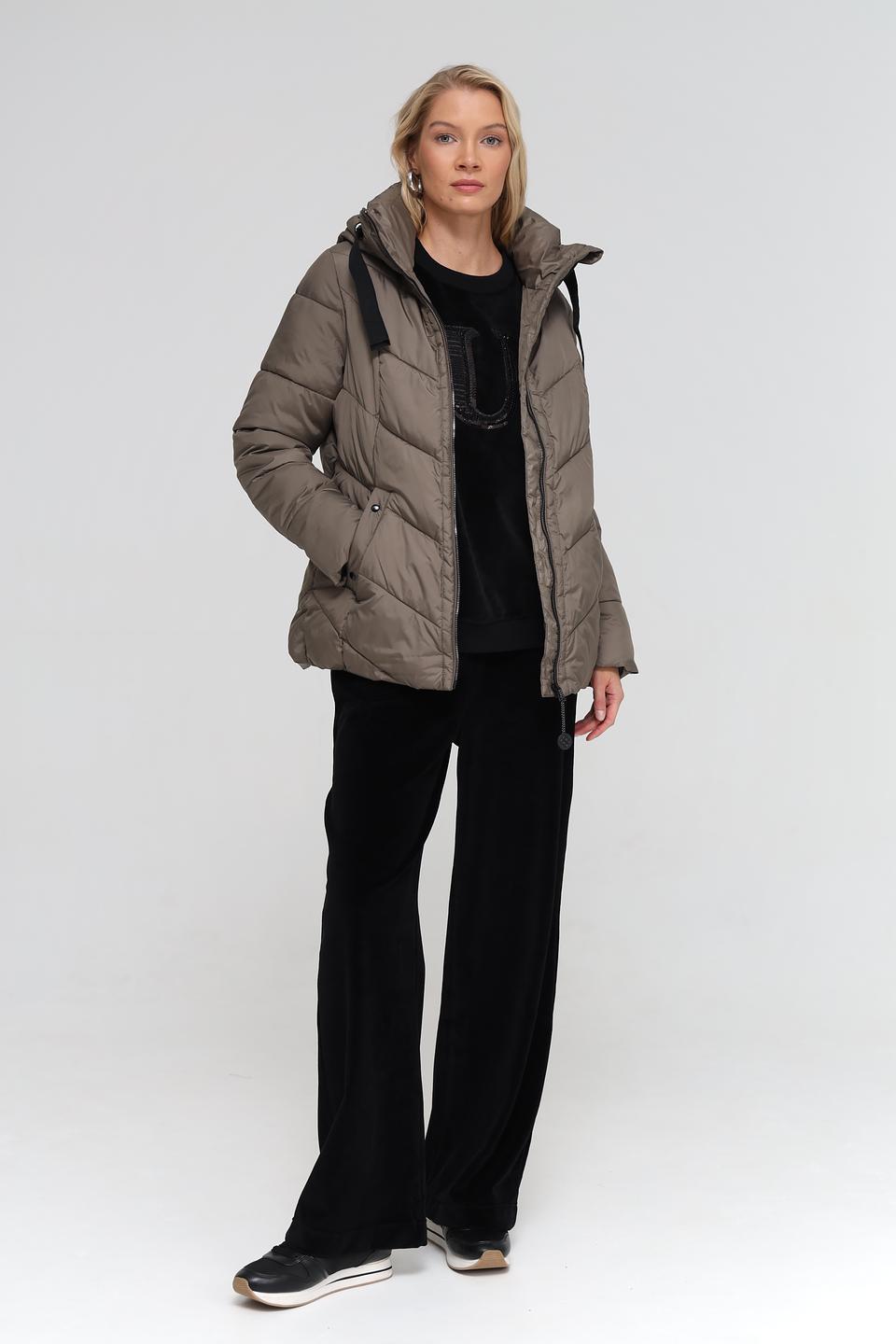 Куртка District стеганая хаки