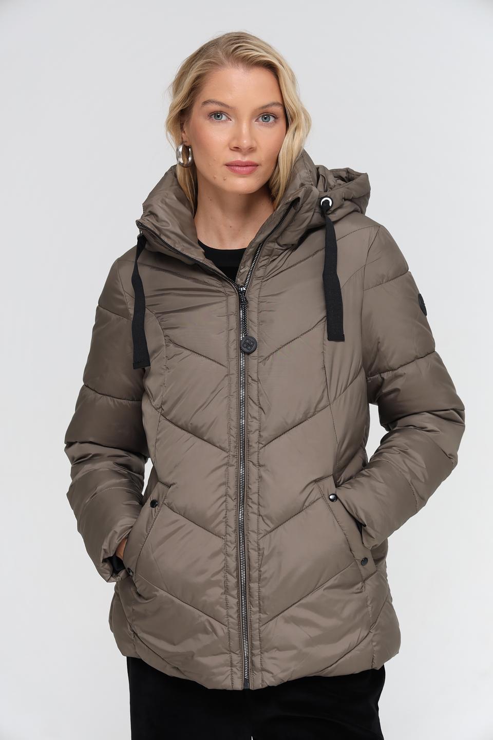 Куртка District стеганая хаки