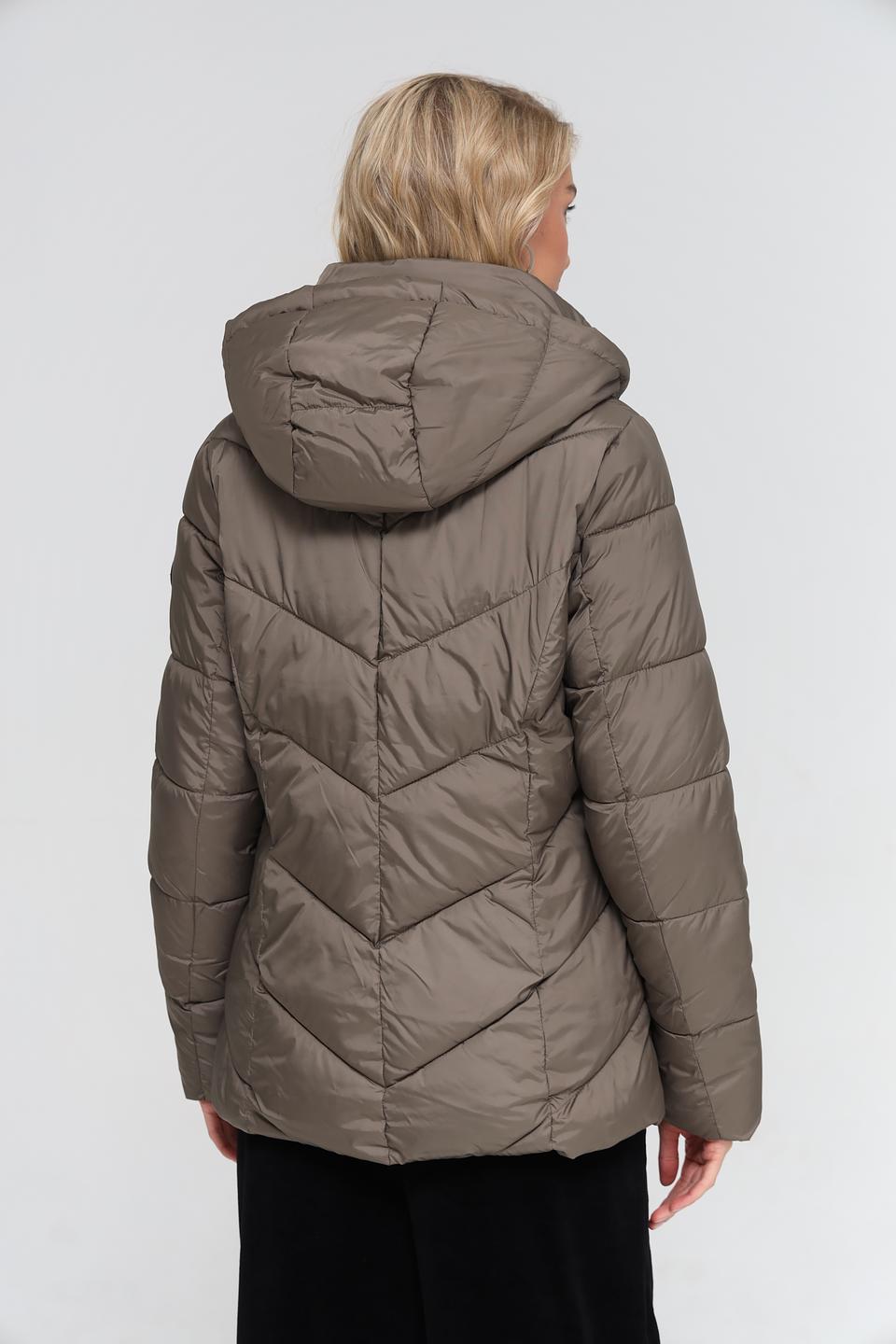 Куртка District стеганая хаки