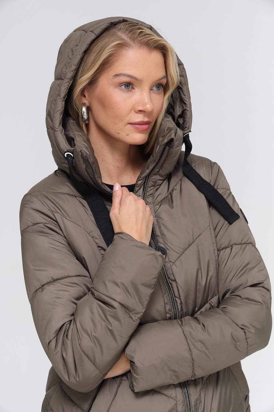 Куртка District стеганая хаки