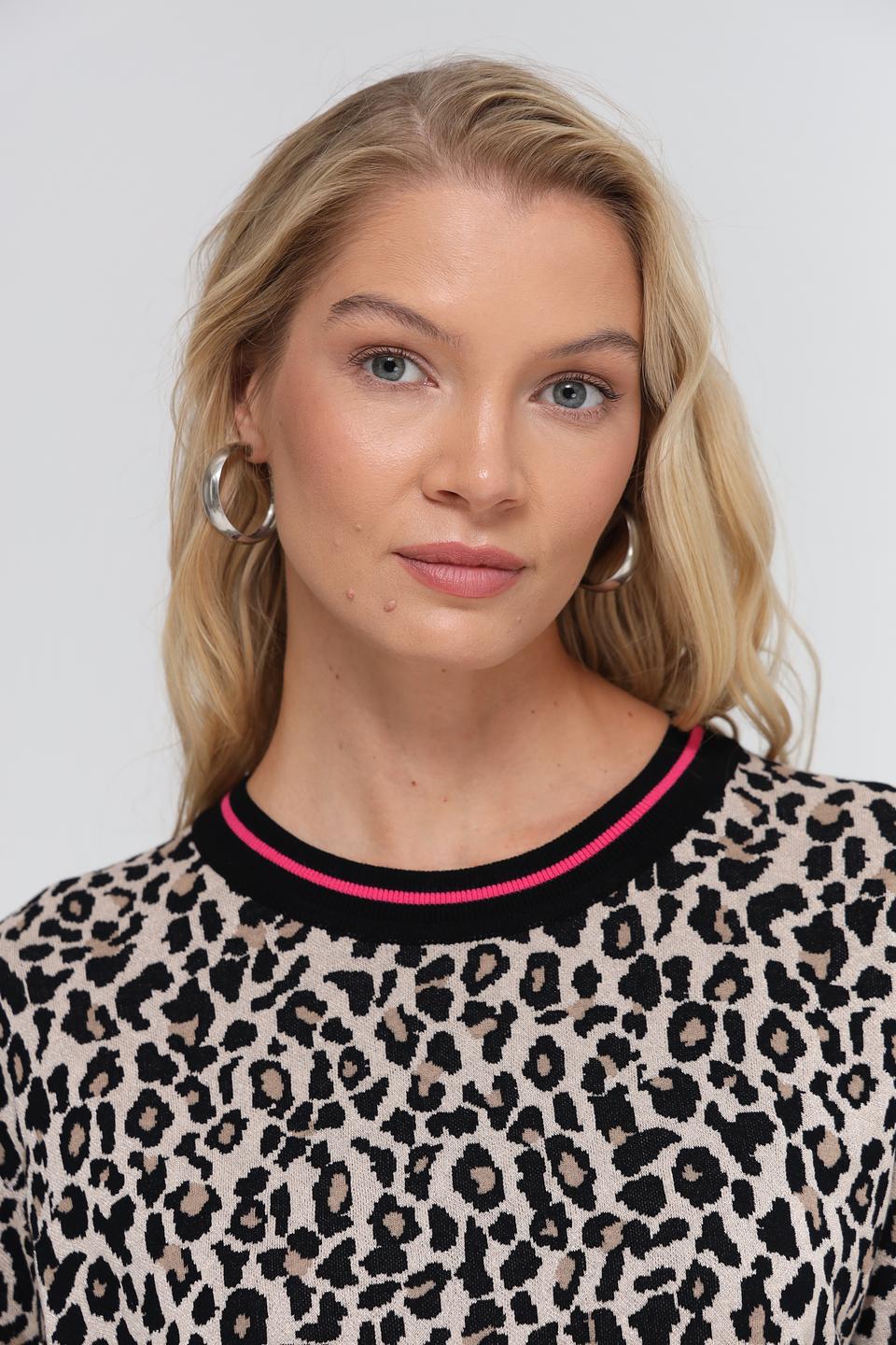 Платье Marc Cain леопардовый принт