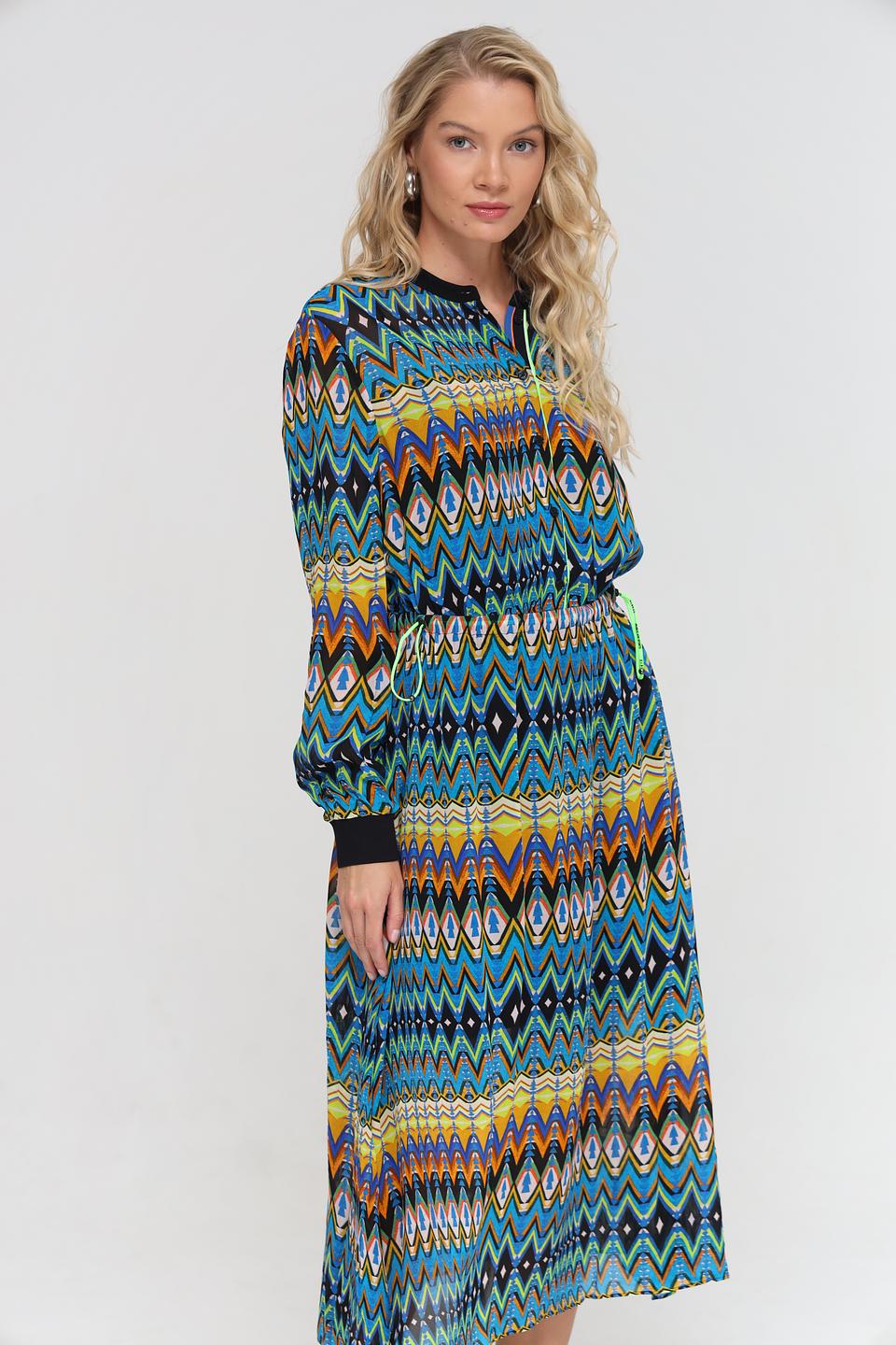 Платье Marc Cain с геометрическим принтом