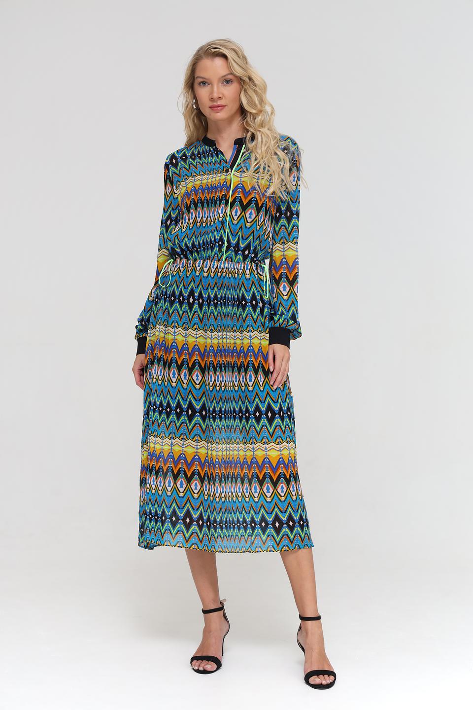 Платье Marc Cain с геометрическим принтом