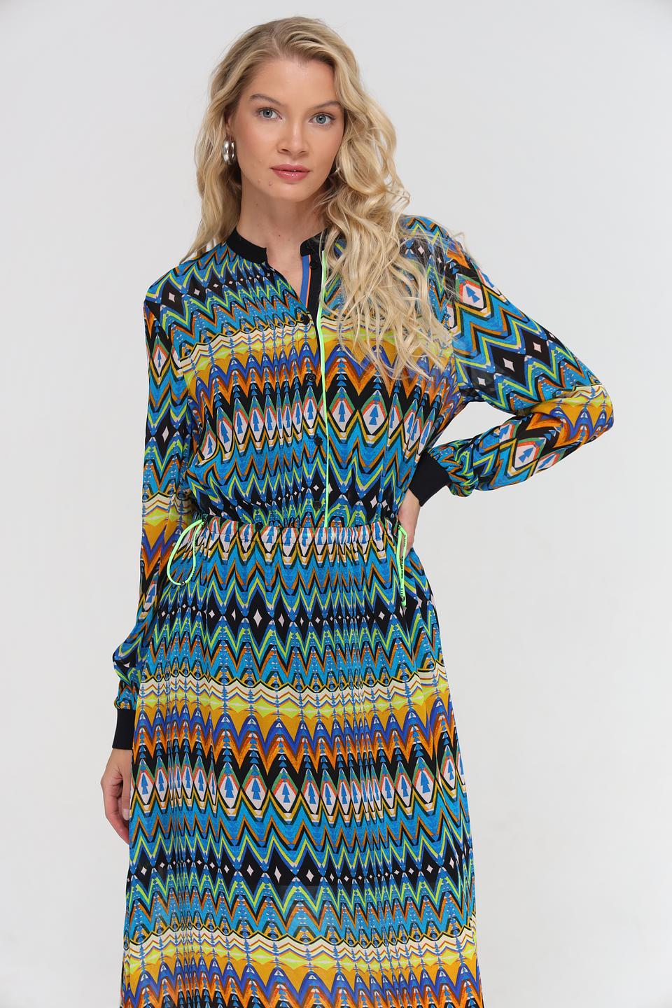 Платье Marc Cain с геометрическим принтом