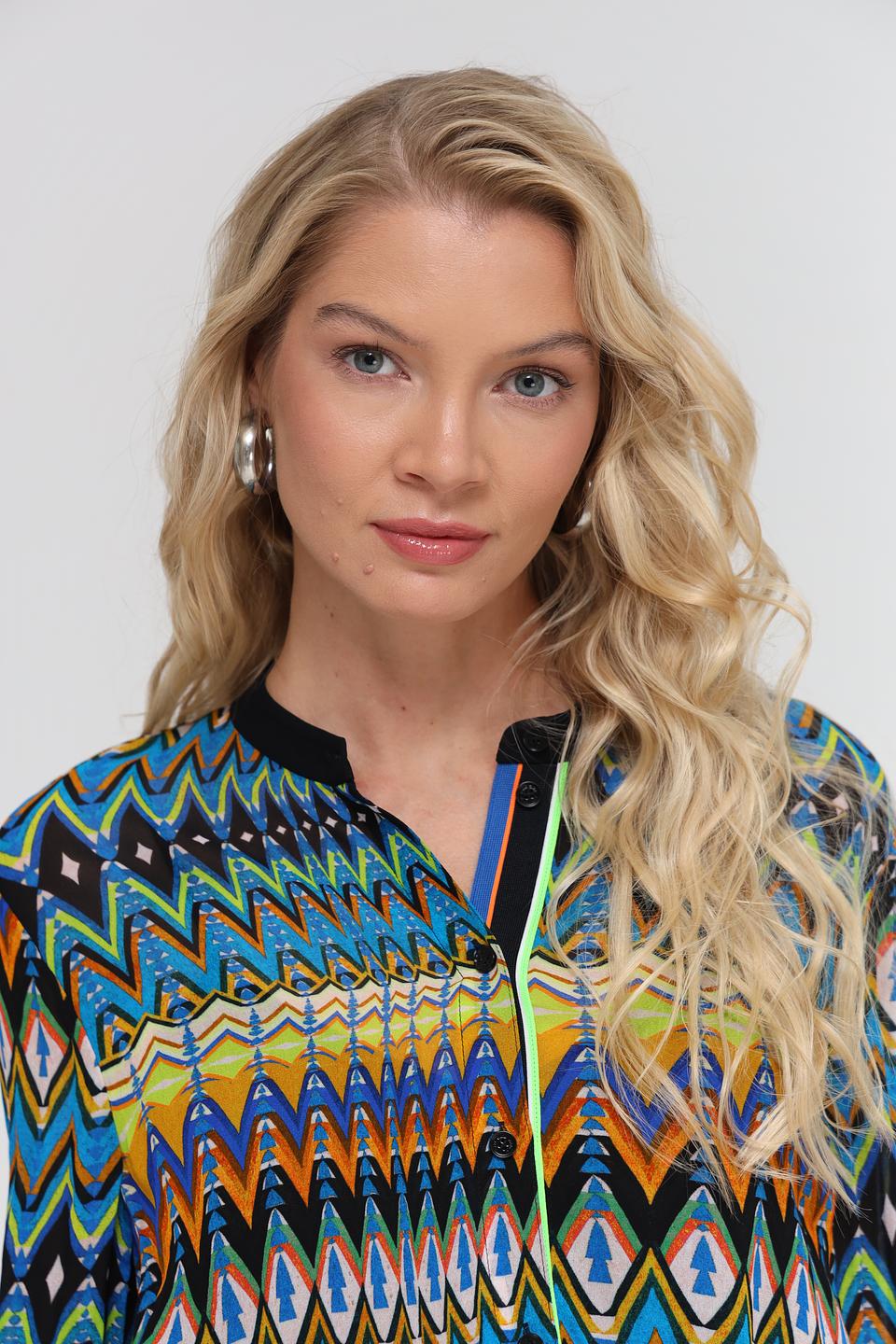 Платье Marc Cain с геометрическим принтом