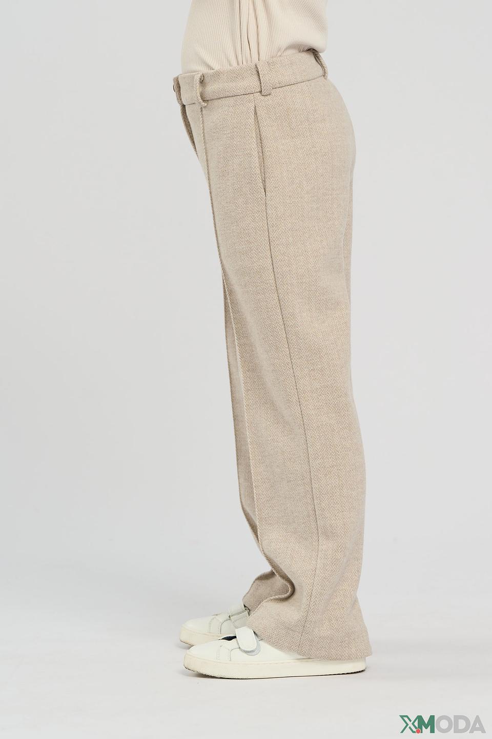 Брюки Choupette в клетку бежевые